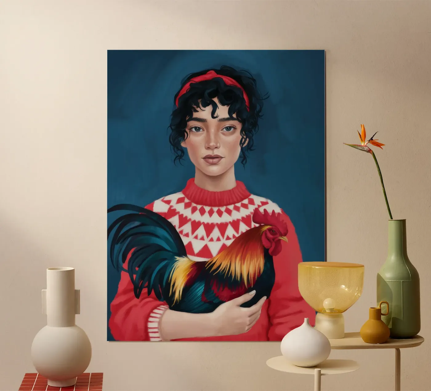 Rustic Charm poster van Petal Canvas