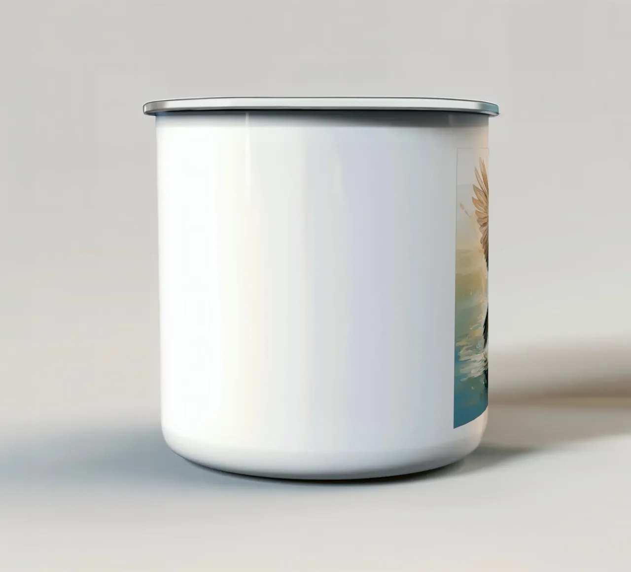 Martin pescatore tazza in smalto da Imagine