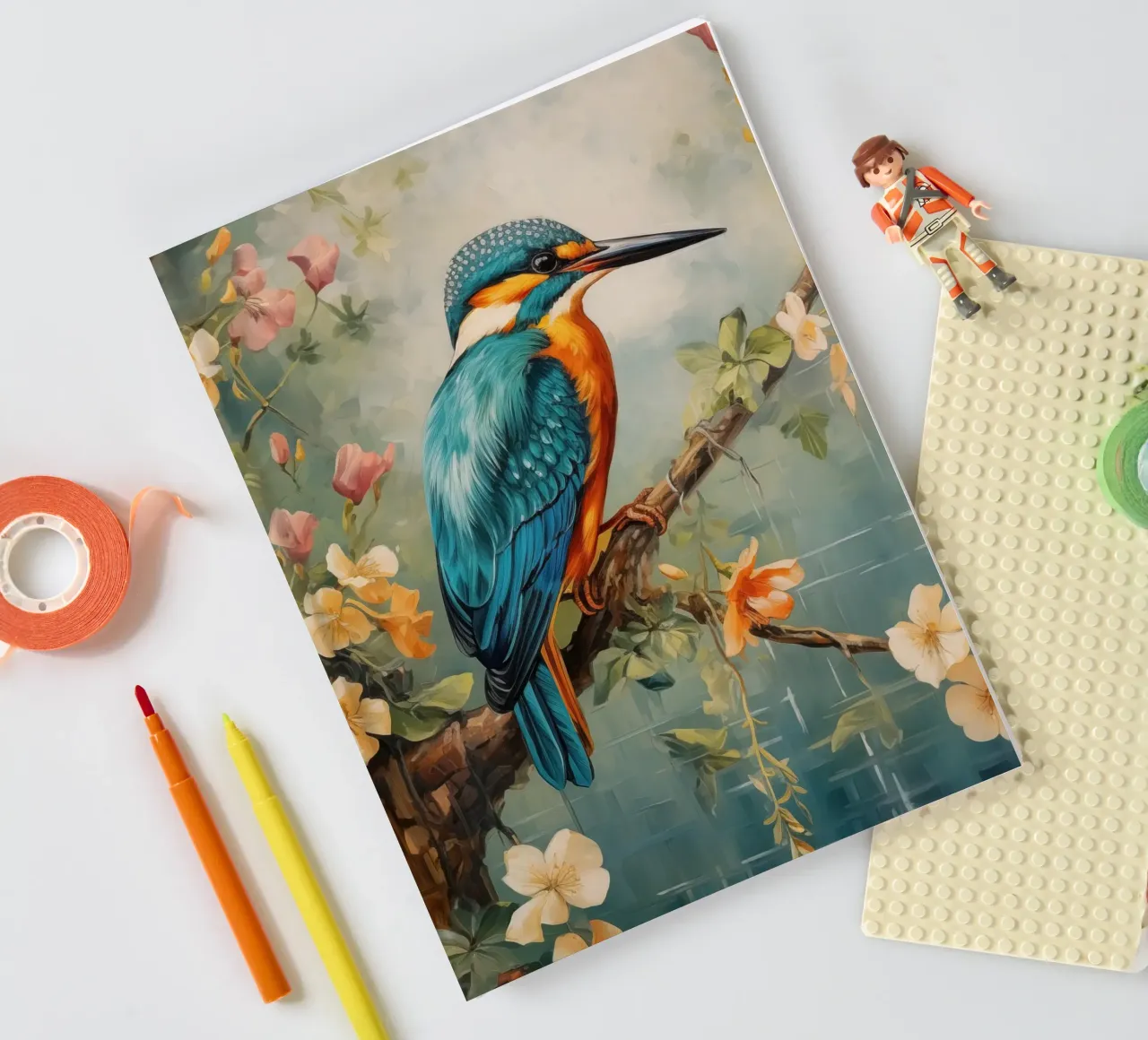 Kingfisher notebook by Imagine