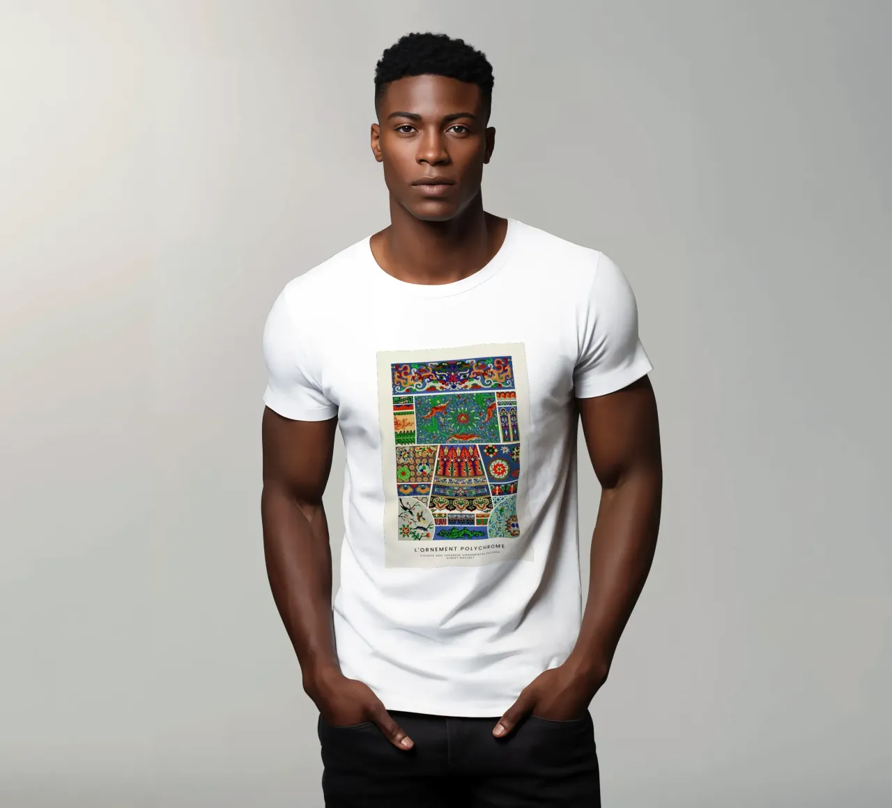 Racinet -  Chinese and Japanese Ornamental Pattern t-shirt da Vintage by JUNIQE