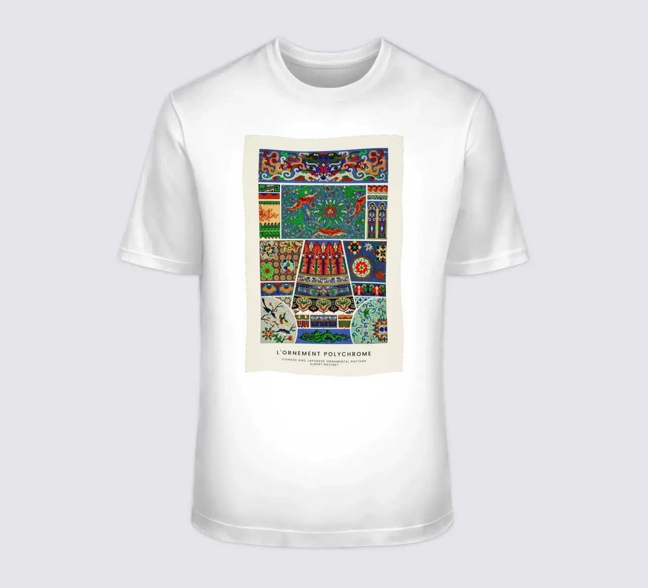 Racinet -  Chinese and Japanese Ornamental Pattern t-shirt da Vintage by JUNIQE