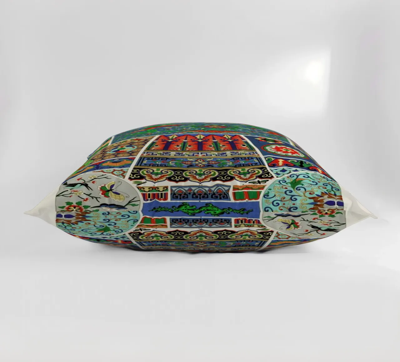 Racinet -  Chinese and Japanese Ornamental Pattern cuscino da Vintage by JUNIQE