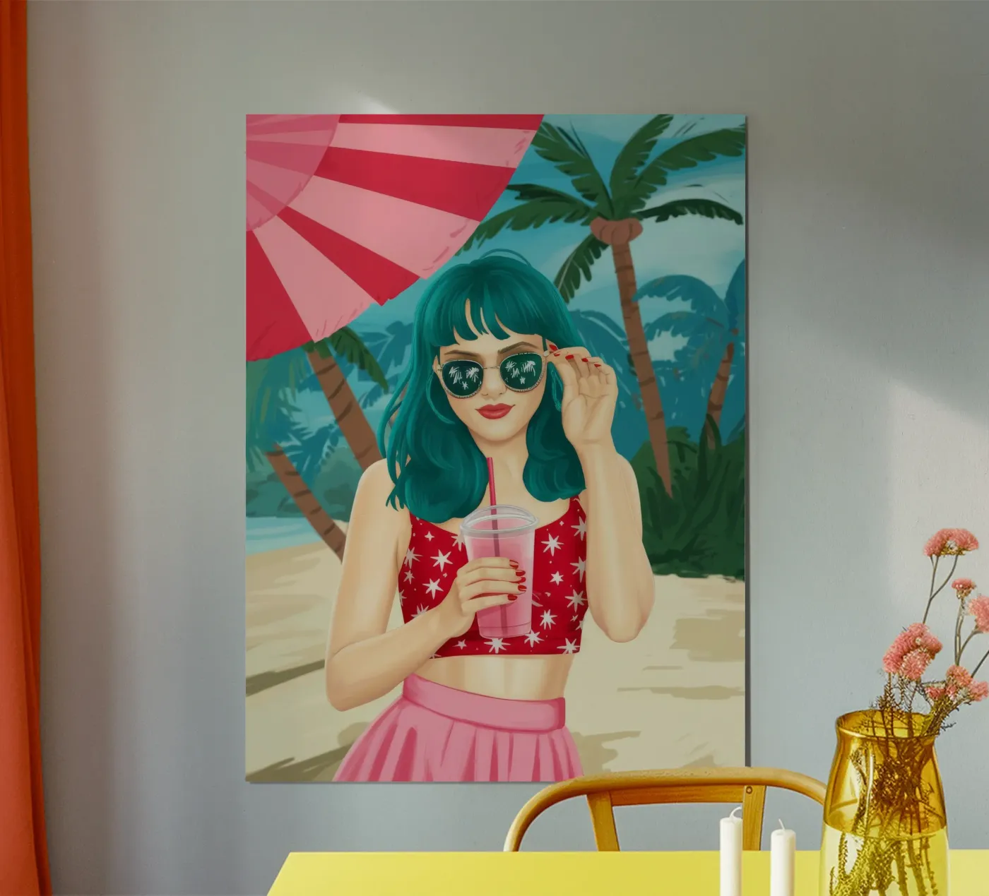 Beachside Bliss Poster von Petal Canvas
