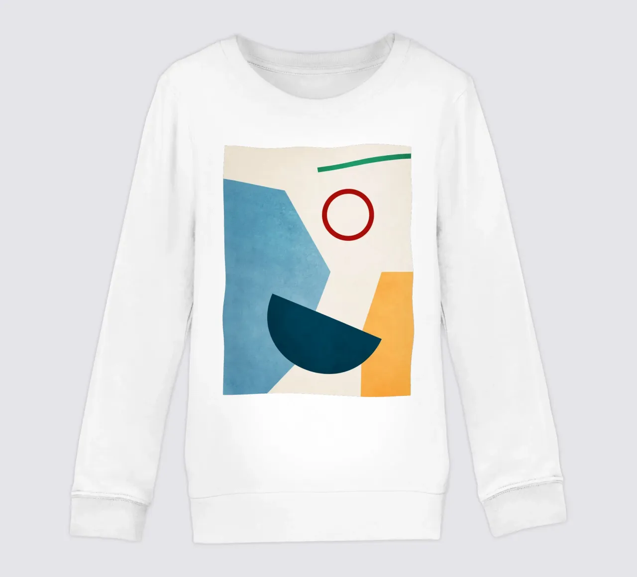 Color Geometry no. 2 felpa bambino da adrianooliveira