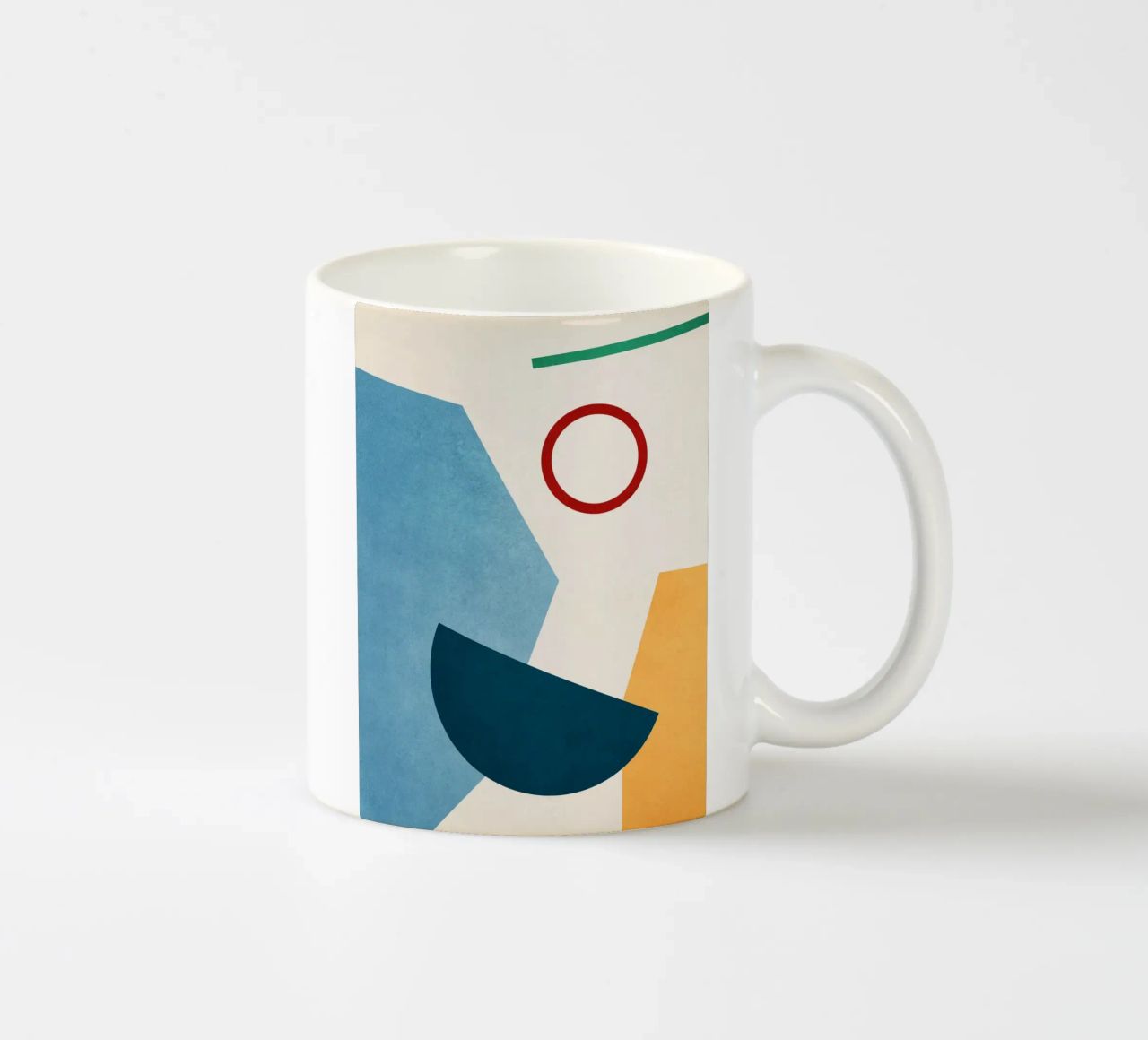 Color Geometry no. 2 tazza in ceramica da adrianooliveira