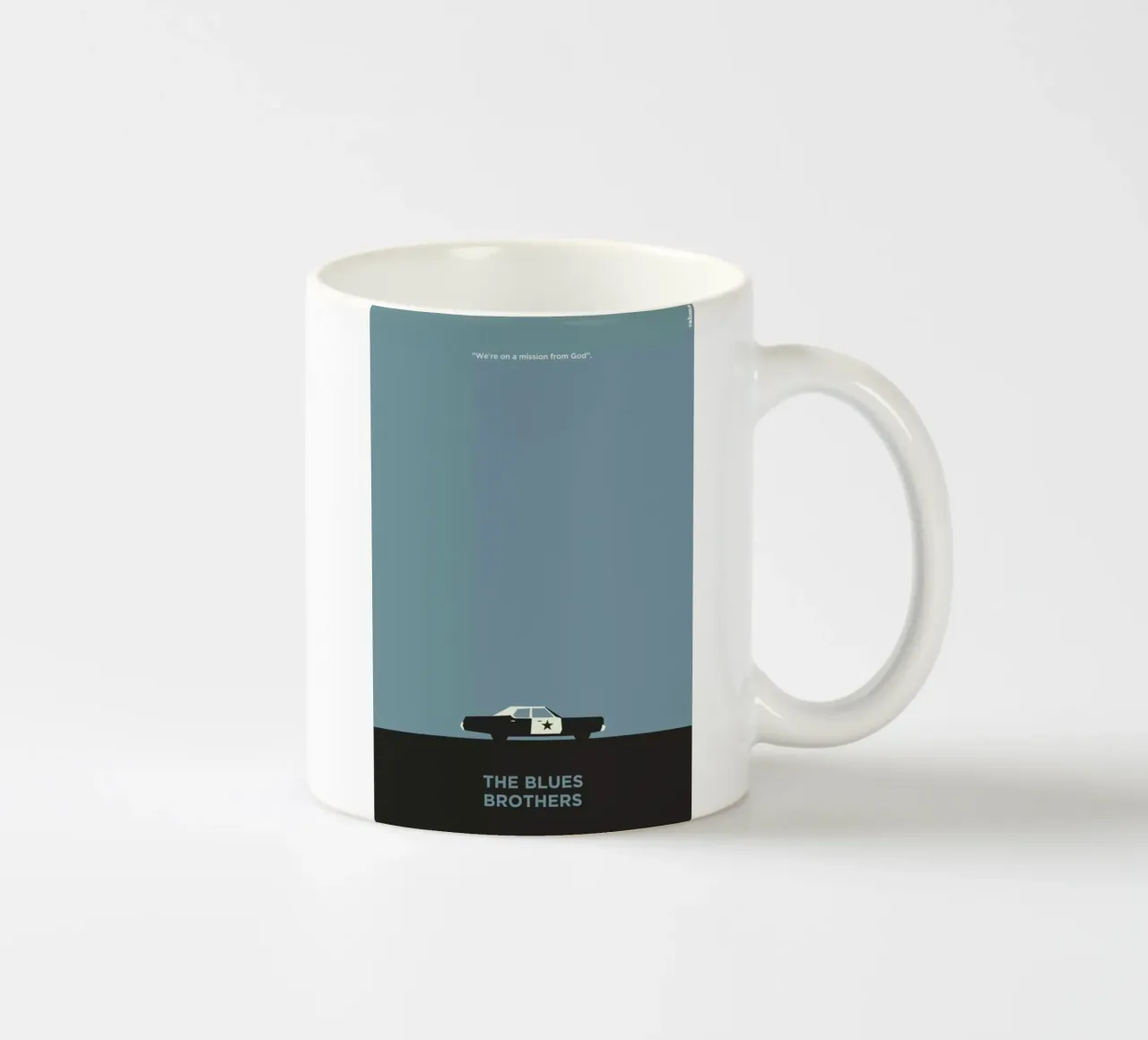 Blues Brothers tazza in ceramica da Rahma Projekt