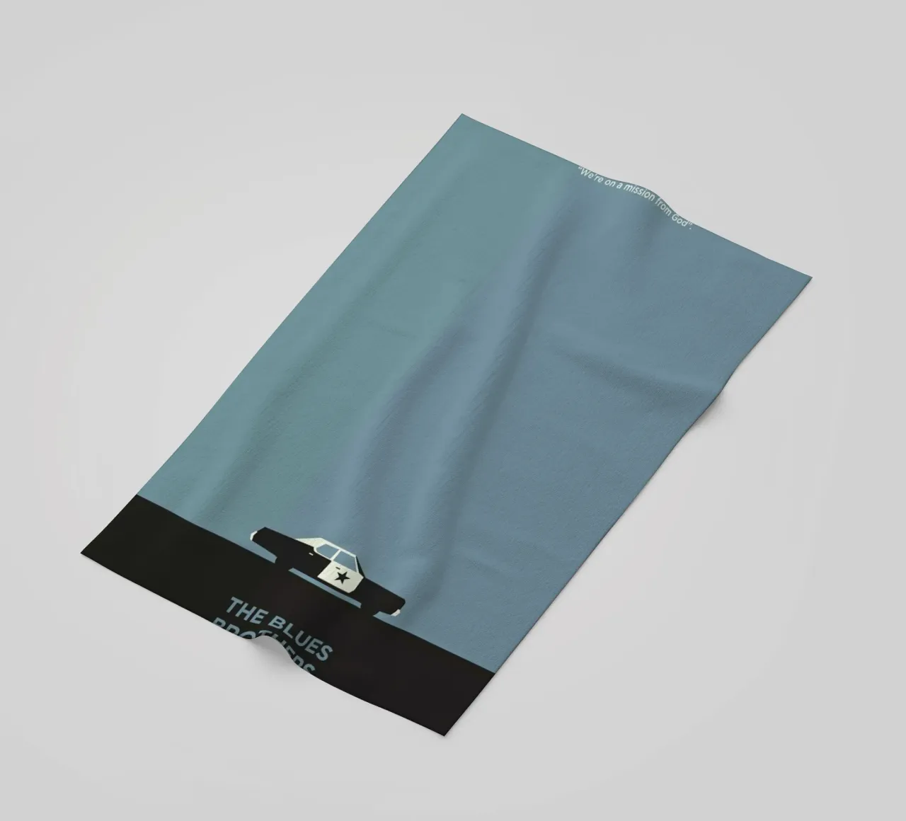 Blues Brothers beach towel by Rahma Projekt