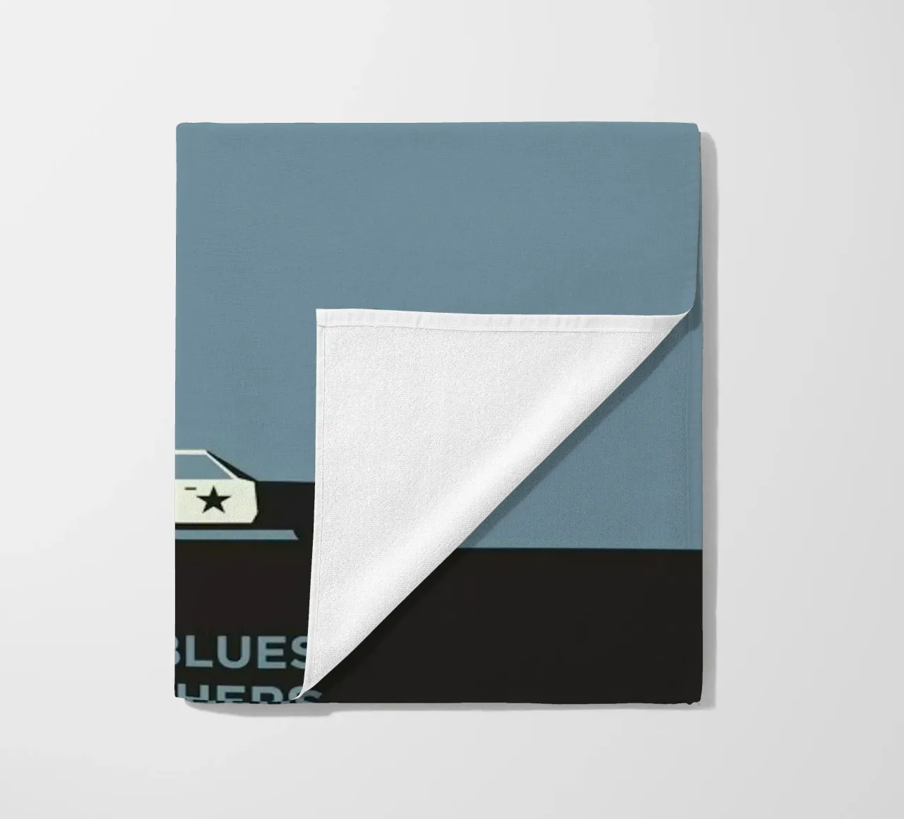 Blues Brothers beach towel by Rahma Projekt