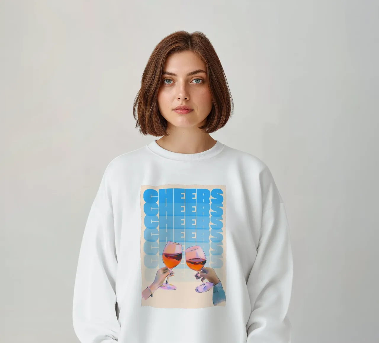 "Cheers" Toast Art Print by Aperol Spritz, Pop Art & Trendy sweatshirt by NorwesClub
