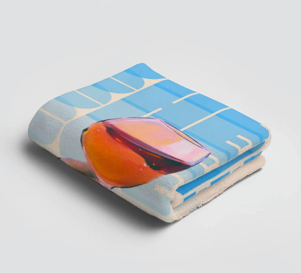 "Cheers" Toast Art Print by Aperol Spritz, Pop Art & Trendy towel by NorwesClub