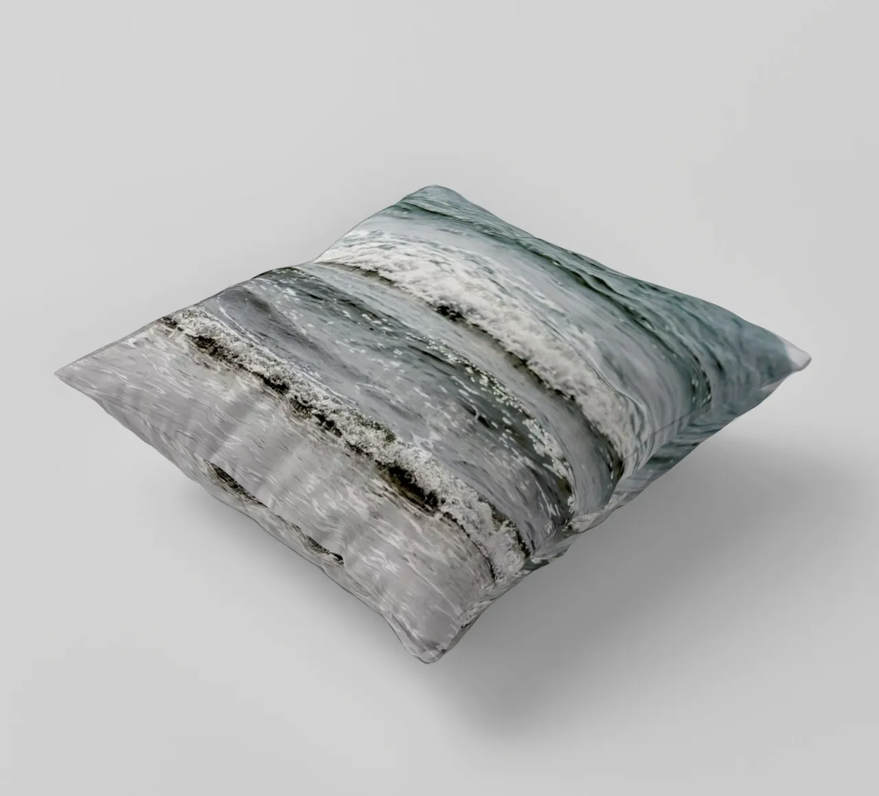 Blue Beach Waves cuscino da Victoria Frost
