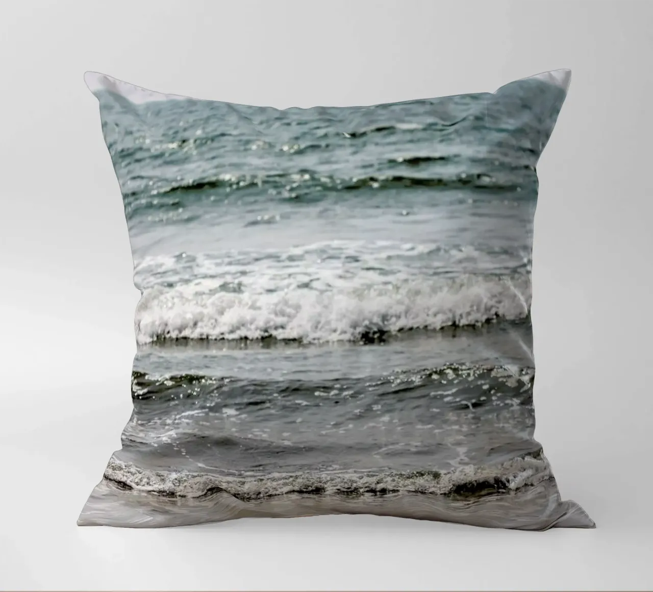 Blue Beach Waves cuscino da Victoria Frost
