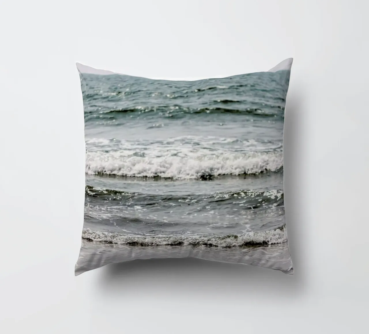 Blue Beach Waves cuscino da Victoria Frost