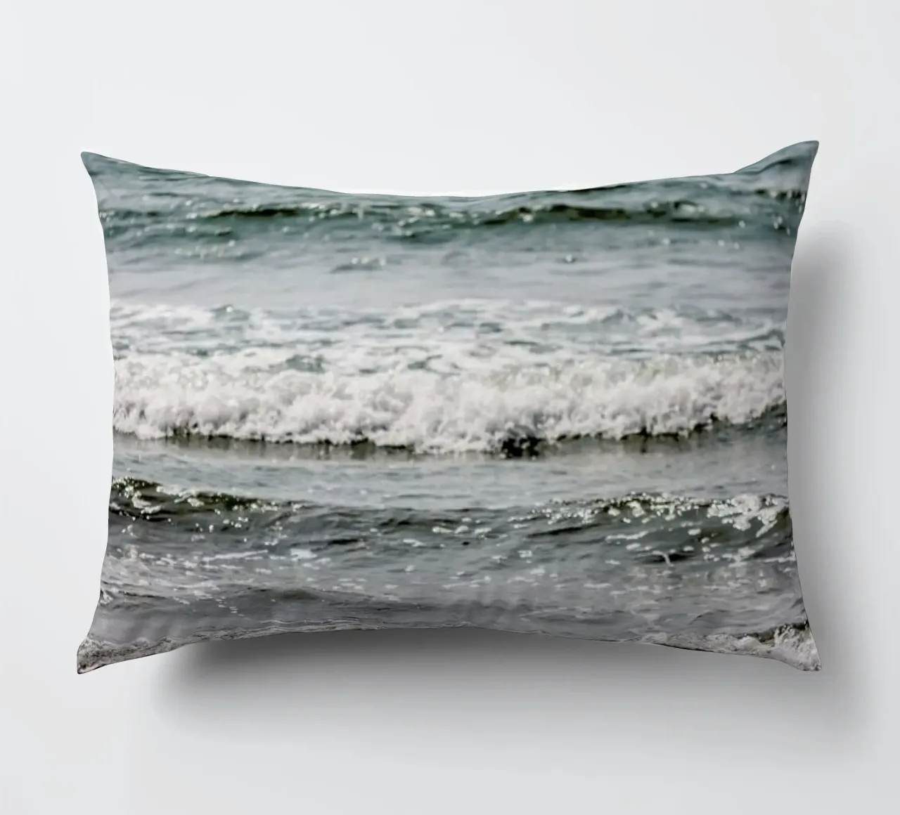 Blue Beach Waves cuscino da Victoria Frost