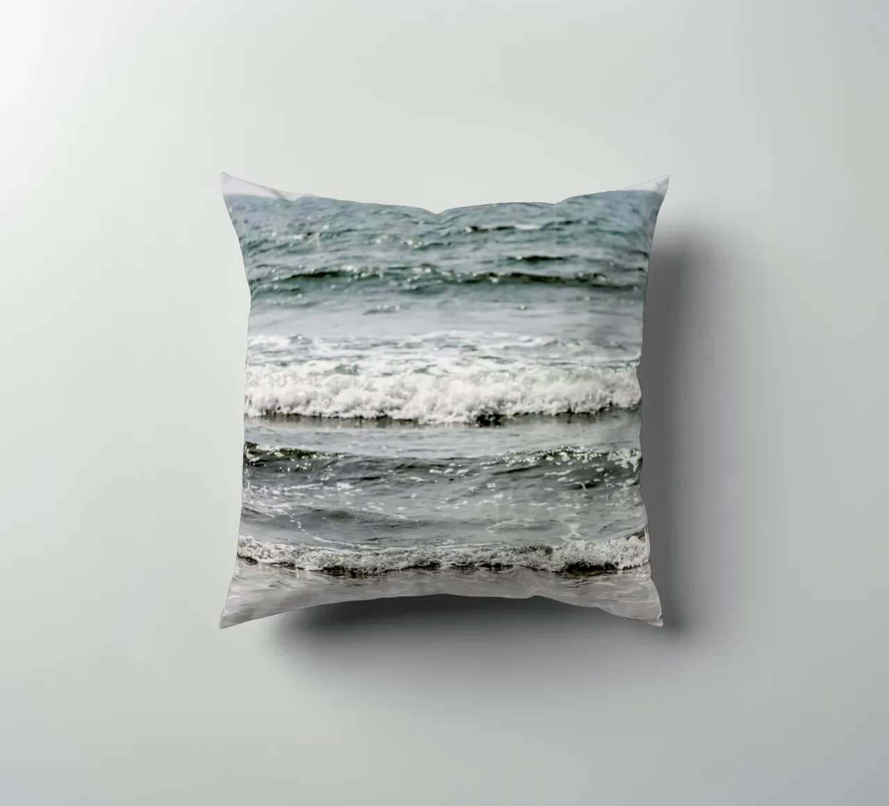 Blue Beach Waves cuscino da Victoria Frost