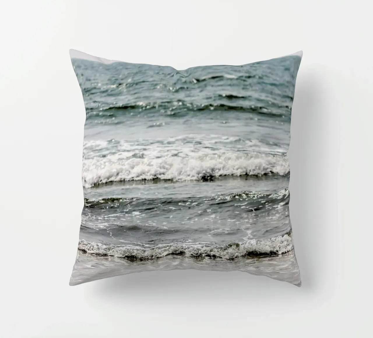 Blue Beach Waves cuscino da Victoria Frost