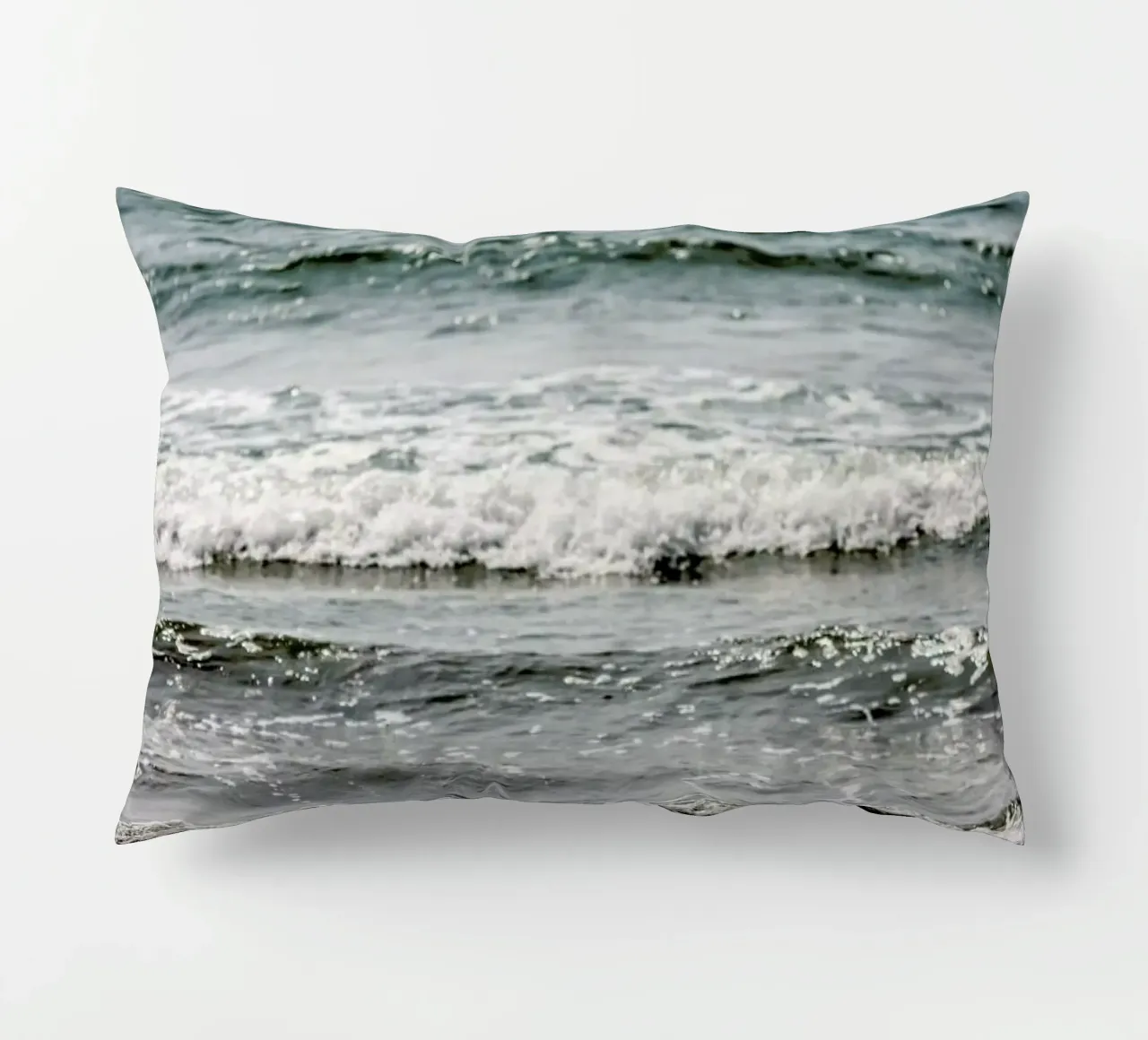 Blue Beach Waves cuscino da Victoria Frost