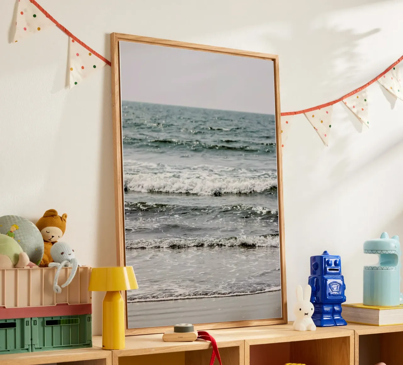 Blue Beach Waves plexiglass da Victoria Frost