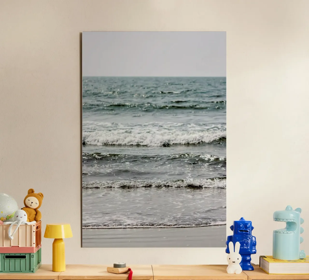 Blue Beach Waves alluminio dibond da Victoria Frost