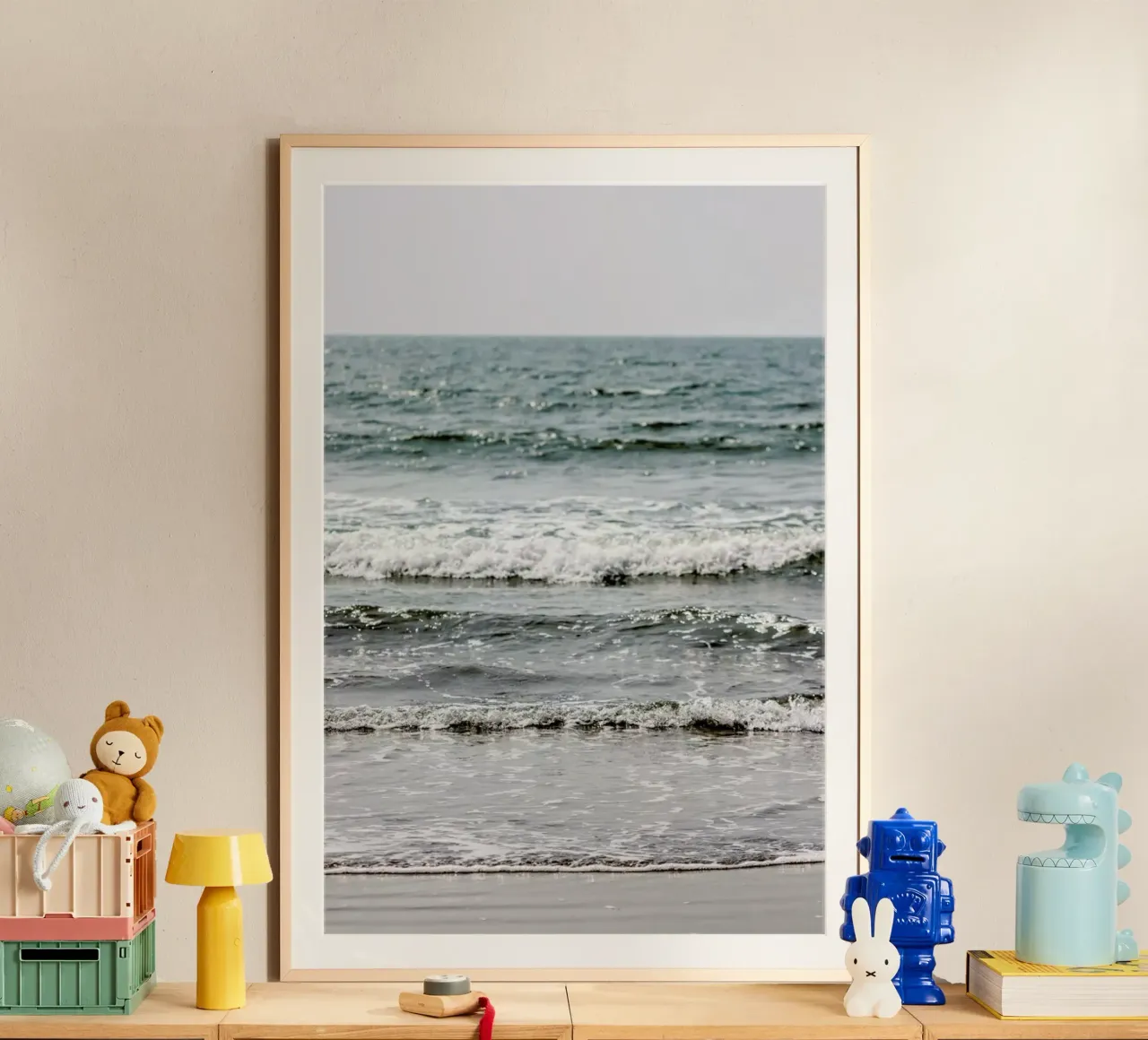 Blue Beach Waves poster da Victoria Frost