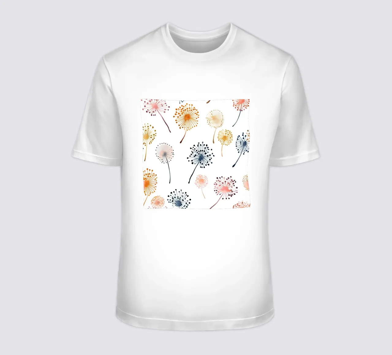 Soffice brezza di denti di leone t-shirt da Botanical Pattern House
