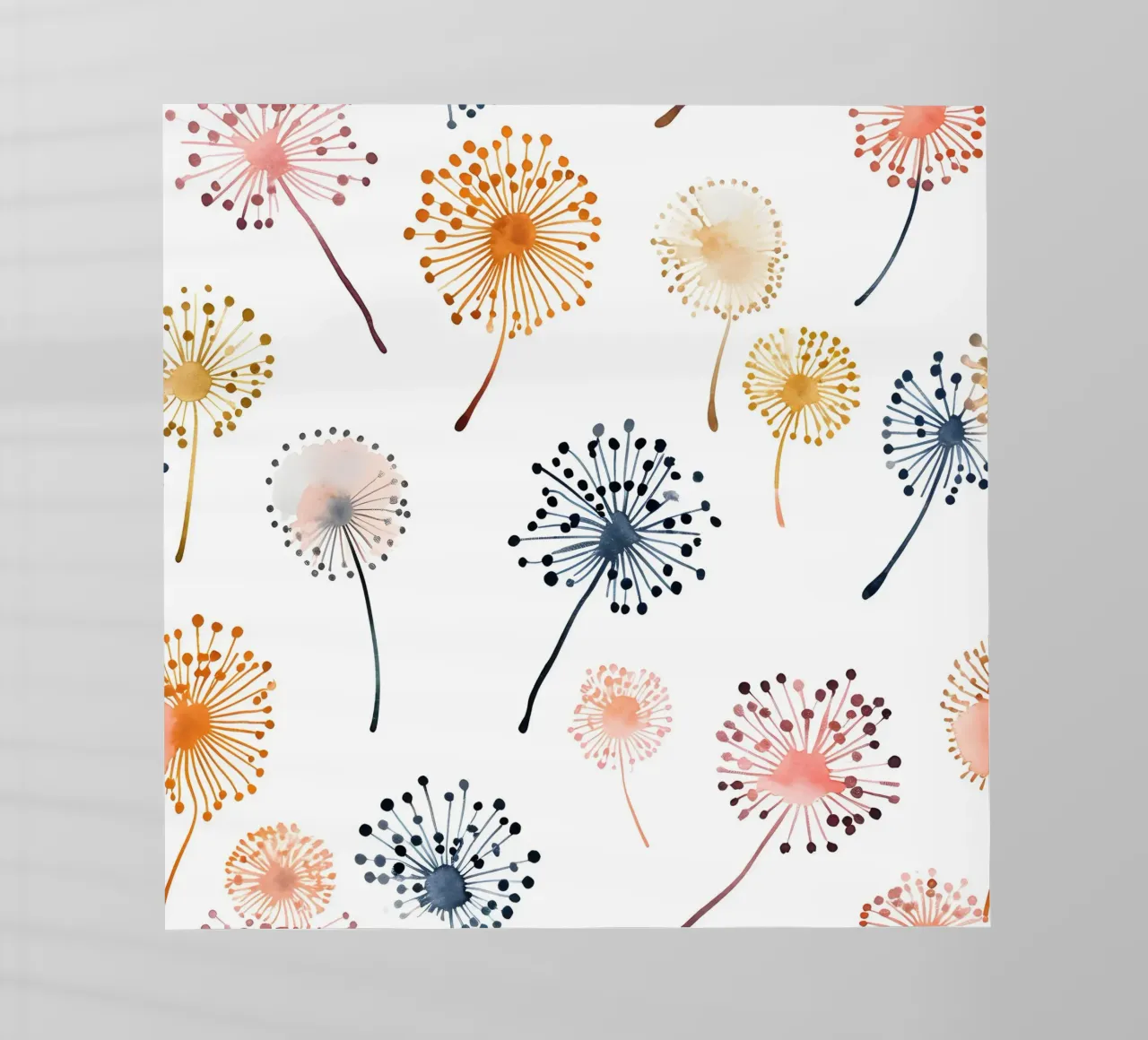 Soffice brezza di denti di leone pellicola backlit da Botanical Pattern House