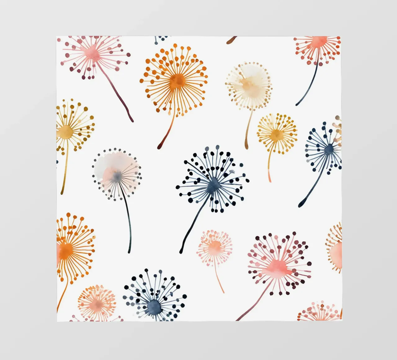 Soffice brezza di denti di leone pellicola backlit da Botanical Pattern House