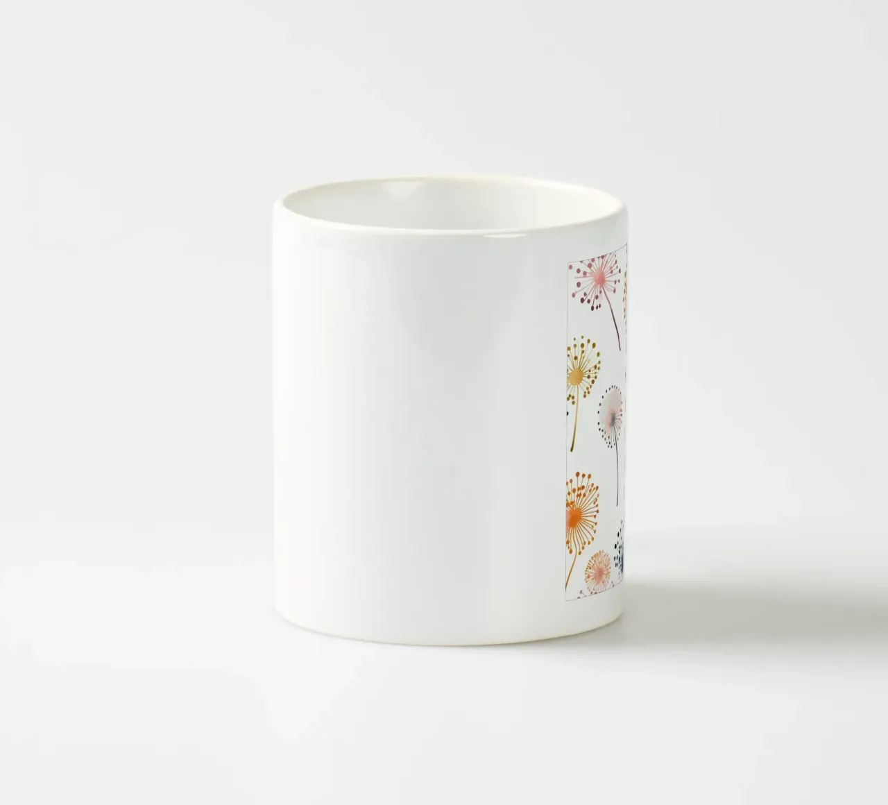 Soffice brezza di denti di leone tazza in ceramica da Botanical Pattern House