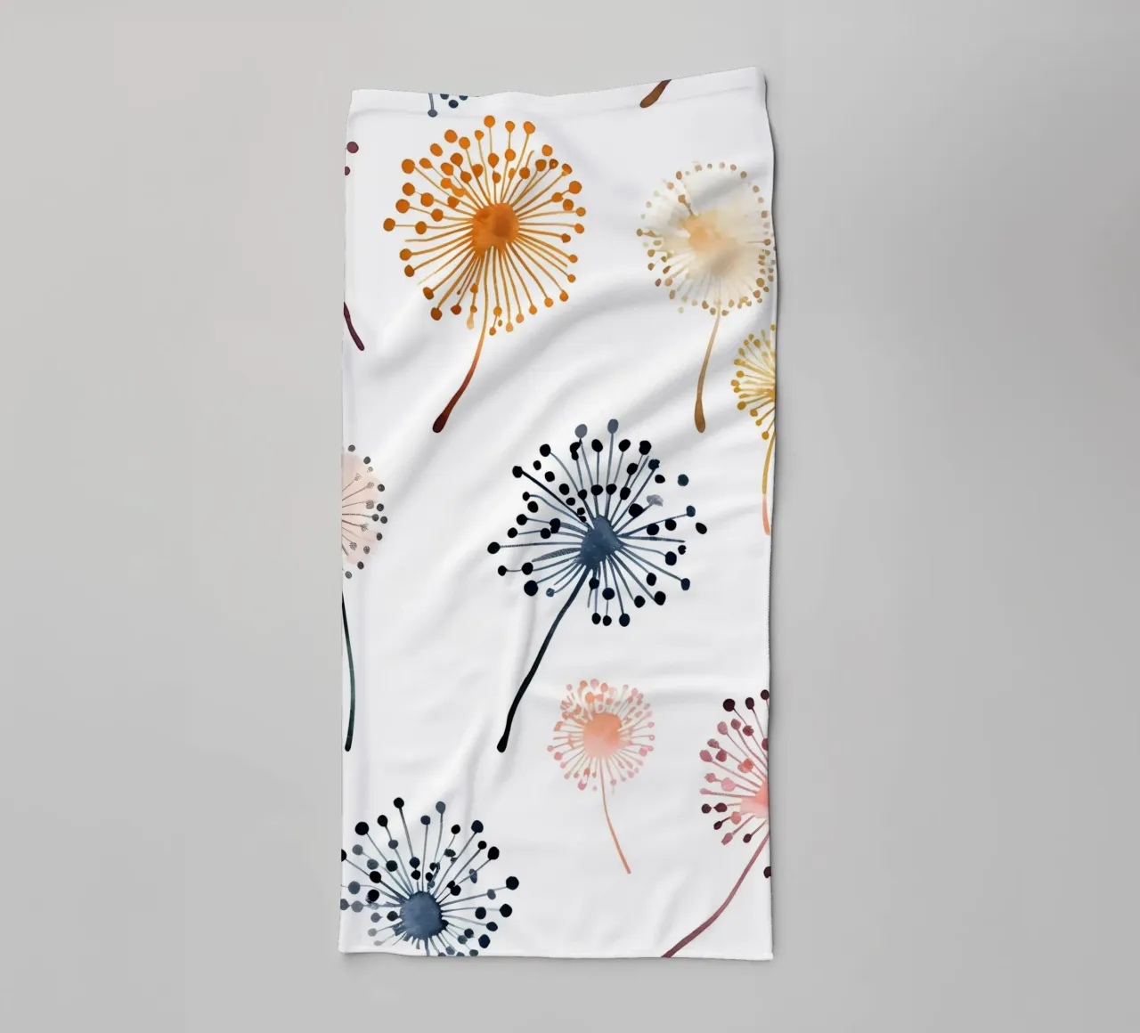 Soffice brezza di denti di leone asciugamano da bagno da Botanical Pattern House