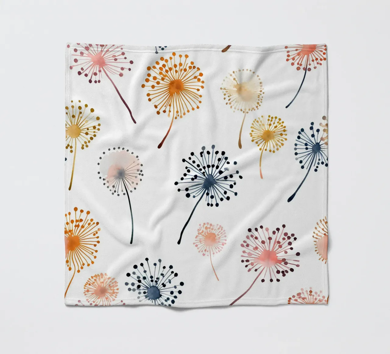 Soffice brezza di denti di leone coperta in pile da Botanical Pattern House