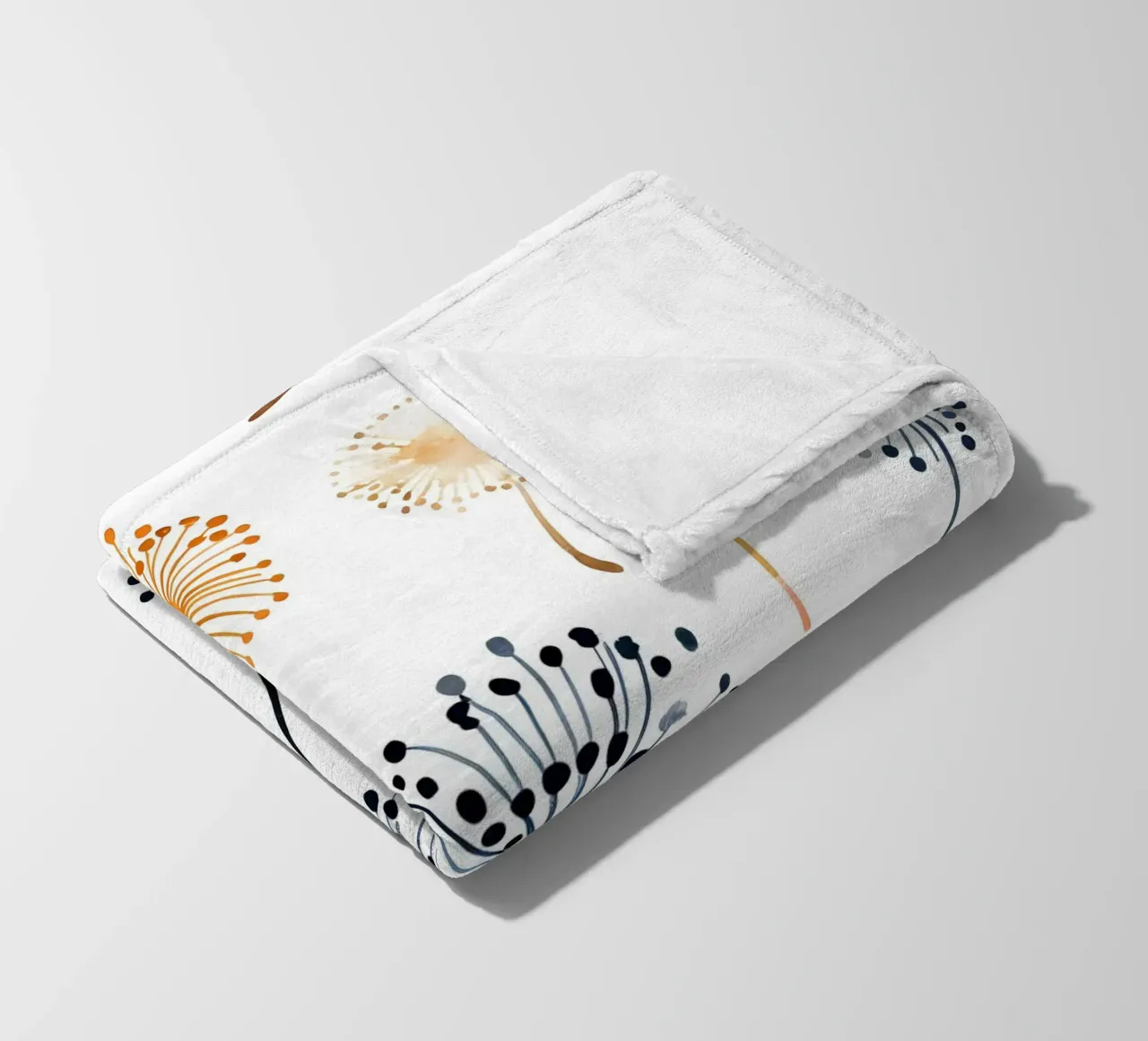 Soffice brezza di denti di leone coperta in pile da Botanical Pattern House