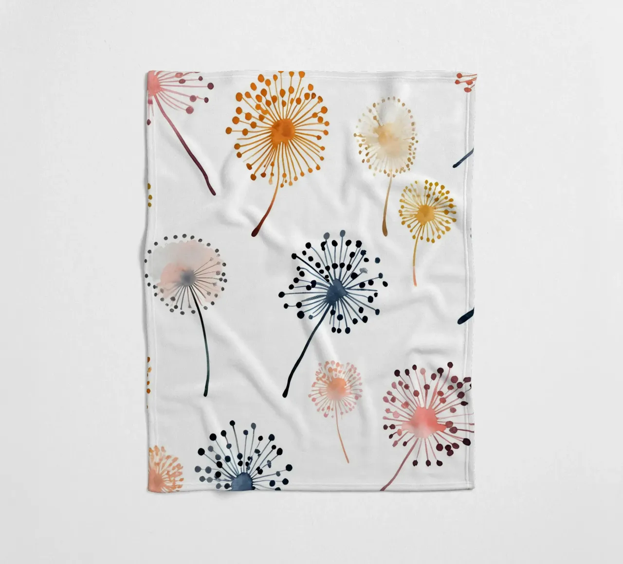 Soffice brezza di denti di leone coperta in pile da Botanical Pattern House