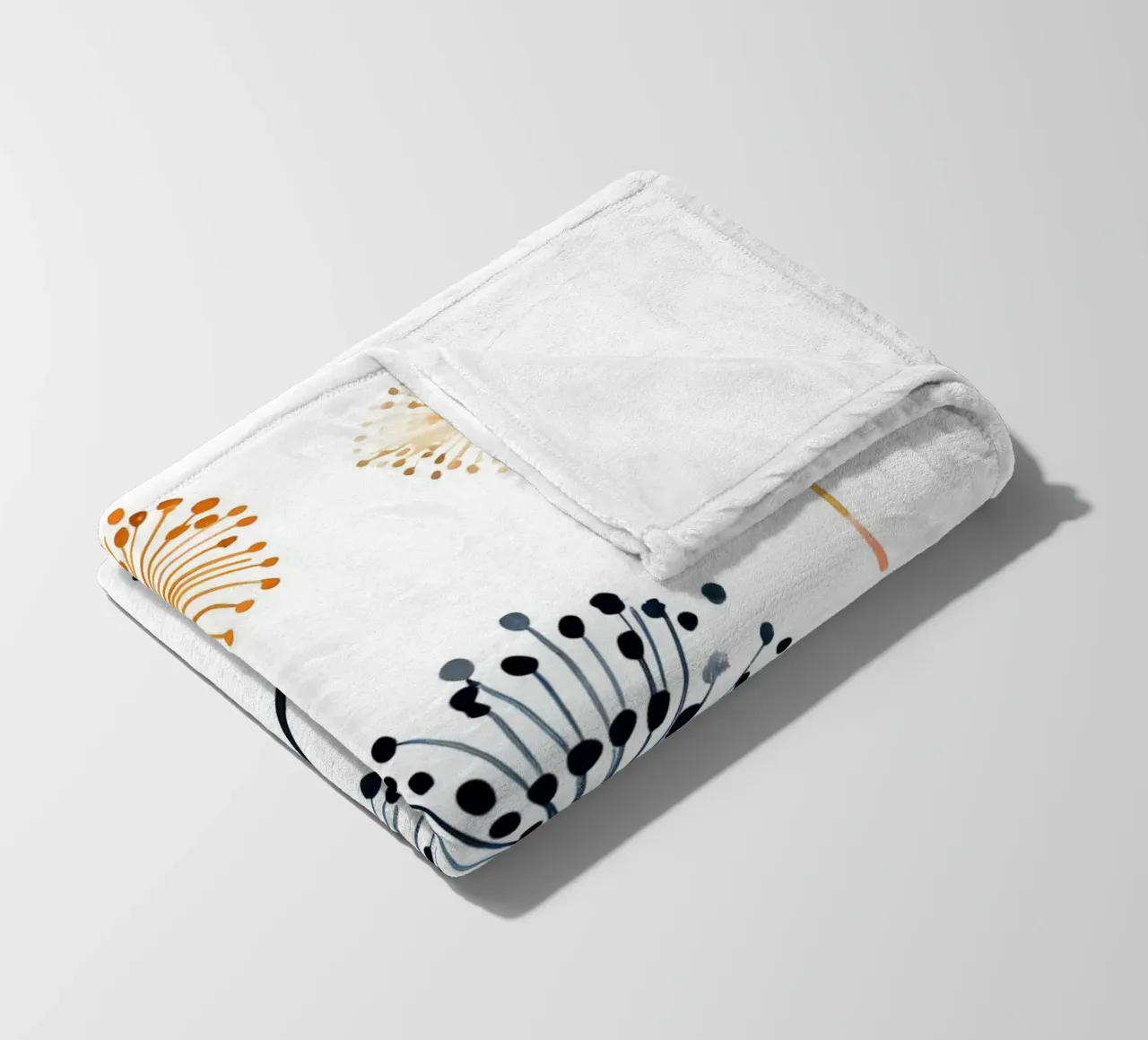 Soffice brezza di denti di leone coperta in pile da Botanical Pattern House