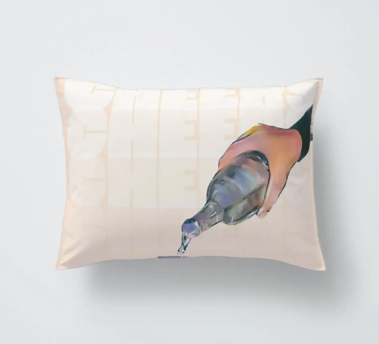 Cheers Pouring di ArtfulHands - Rinfresco liquido astratto cuscino da NorwesClub
