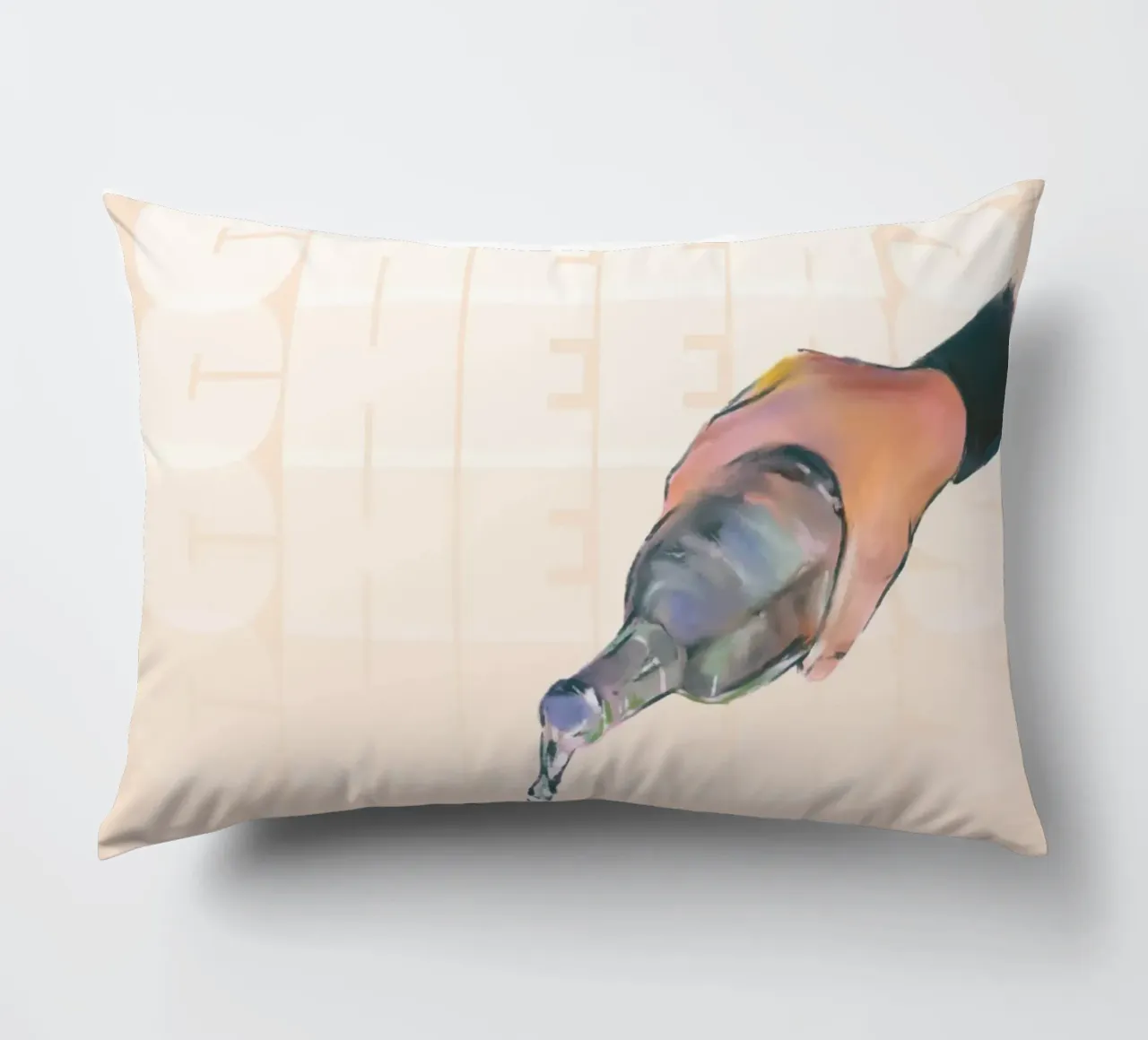 Cheers Pouring di ArtfulHands - Rinfresco liquido astratto cuscino da NorwesClub