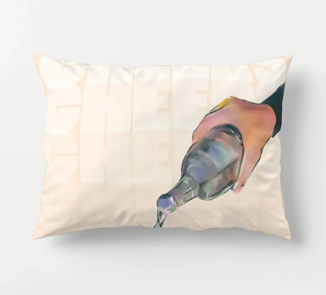Cheers Pouring di ArtfulHands - Rinfresco liquido astratto cuscino da NorwesClub