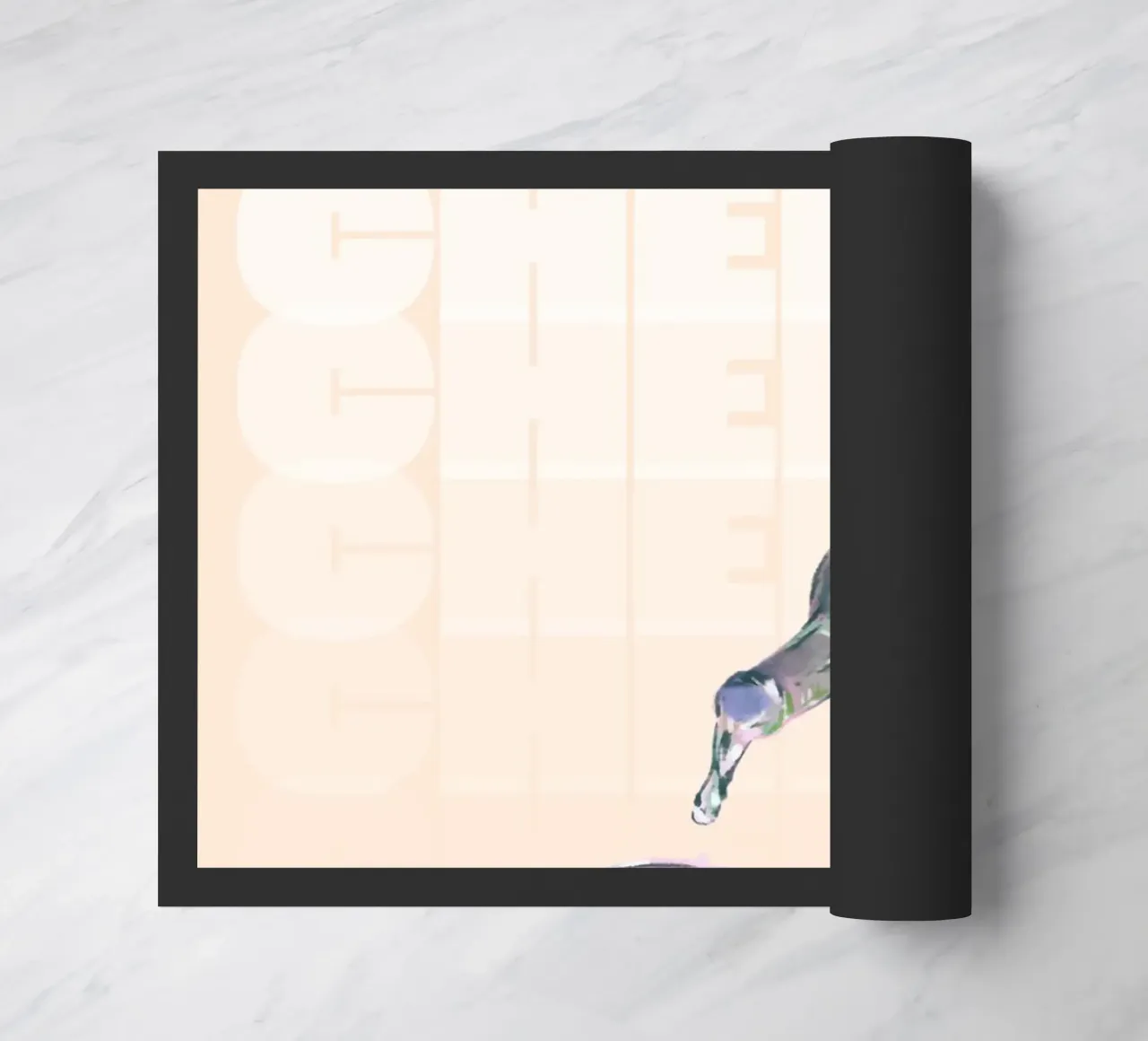 Cheers Pouring di ArtfulHands - Rinfresco liquido astratto zerbino da NorwesClub