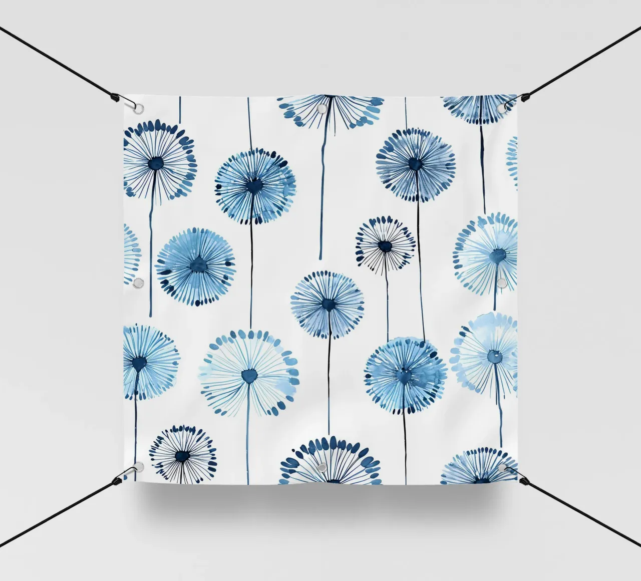 Soffice brezza di denti di leone telo in pvc da Botanical Pattern House