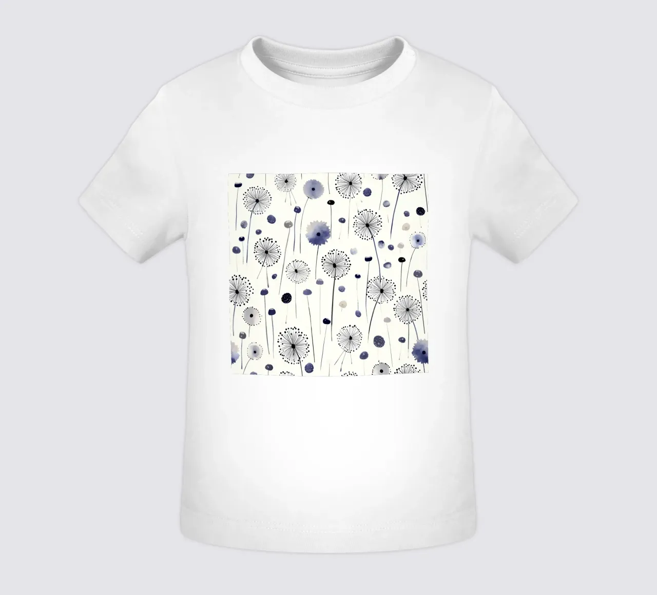 Soffice brezza di denti di leone maglietta neonato da Botanical Pattern House
