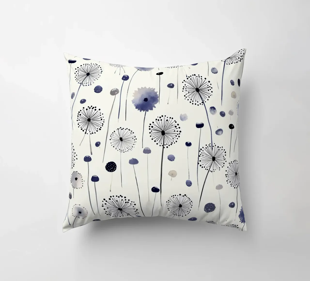 Soffice brezza di denti di leone cuscino da Botanical Pattern House