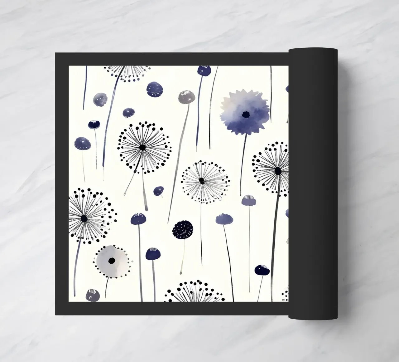 Soffice brezza di denti di leone zerbino da Botanical Pattern House