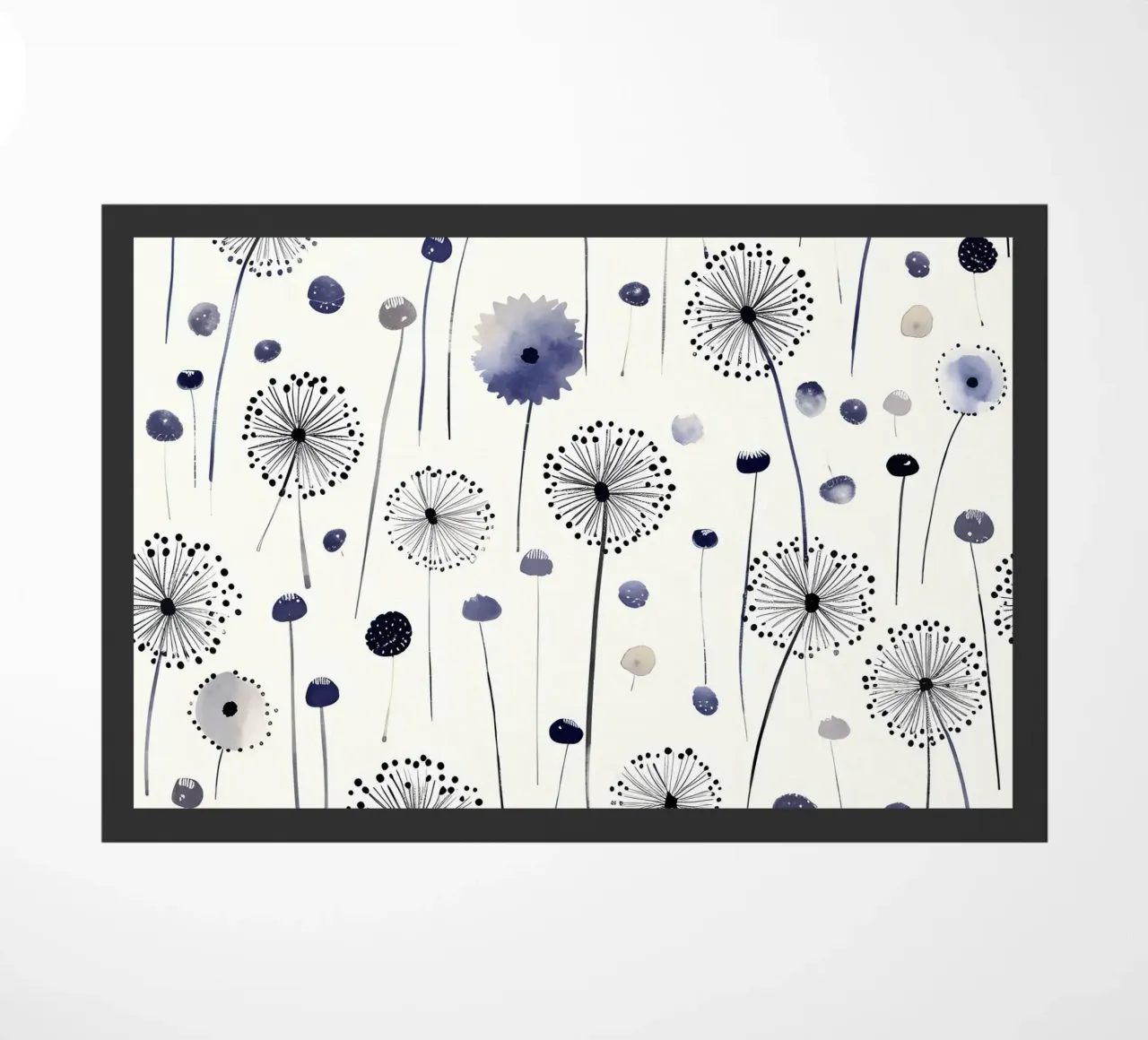 Soffice brezza di denti di leone zerbino da Botanical Pattern House