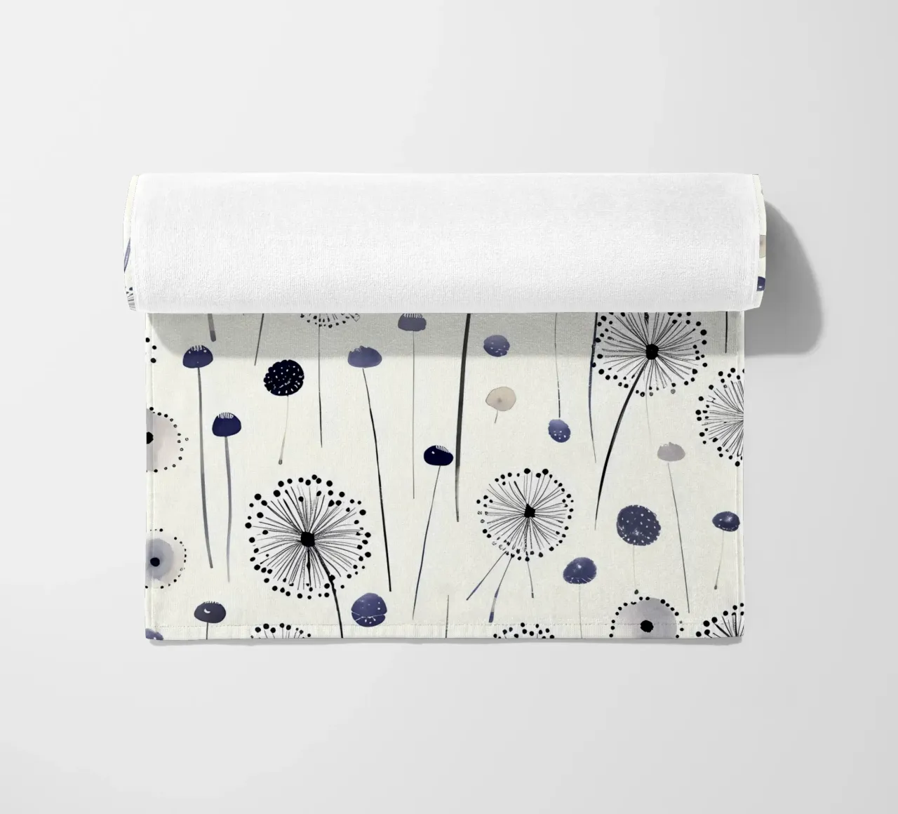 Soffice brezza di denti di leone telo mare da Botanical Pattern House