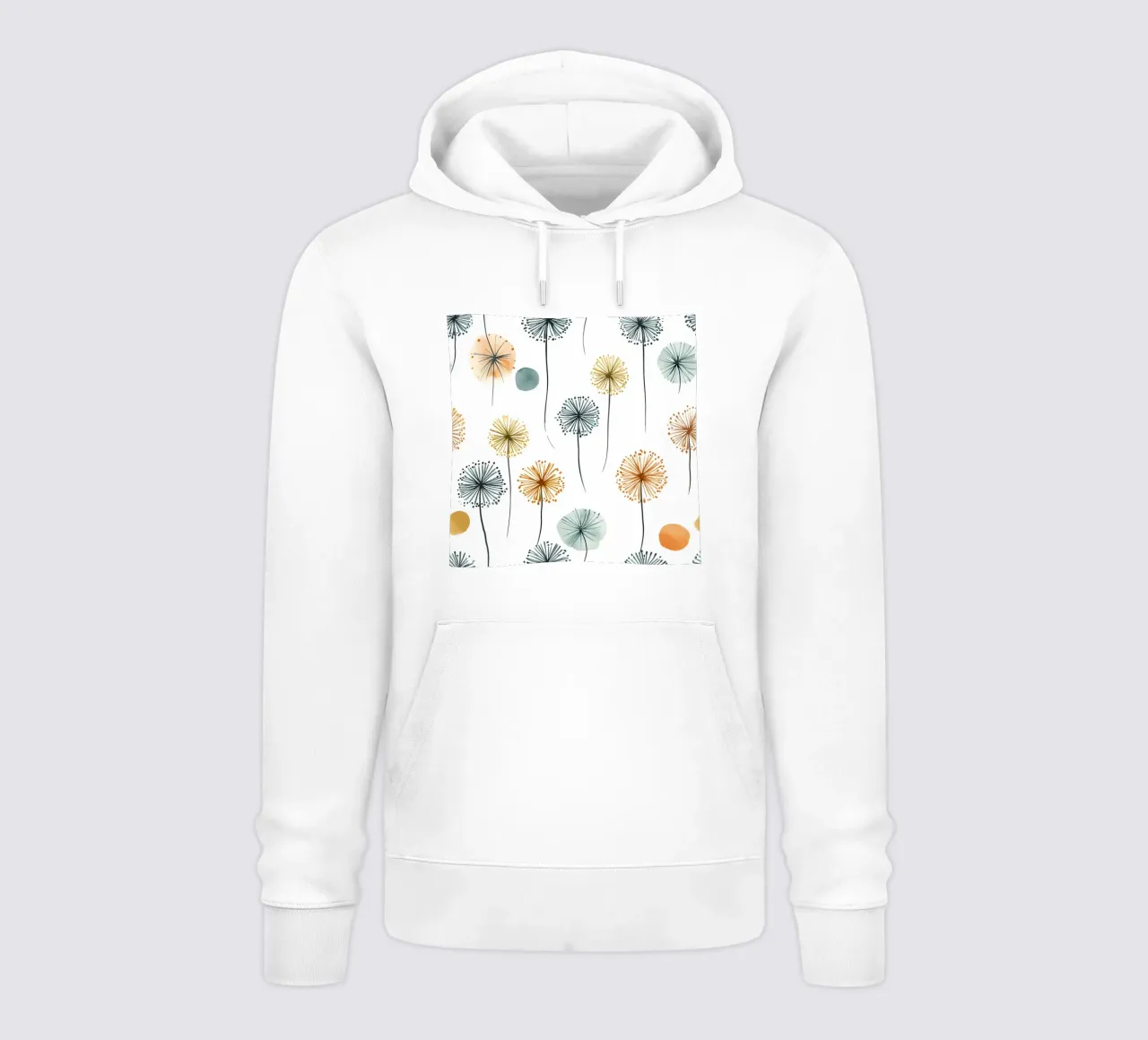 Soffice brezza di denti di leone felpa con cappuccio da Botanical Pattern House