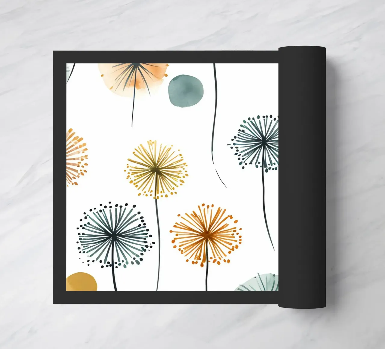 Soffice brezza di denti di leone zerbino da Botanical Pattern House