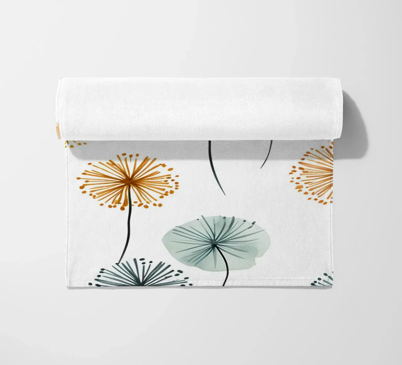 Soffice brezza di denti di leone telo mare da Botanical Pattern House