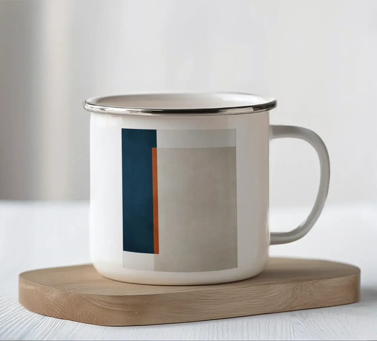 Geometric Shapes no. 17 tazza in smalto da adrianooliveira