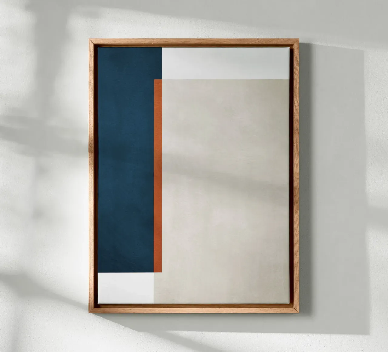 Geometric Shapes no. 17 tela con Cornice a cassetta da adrianooliveira
