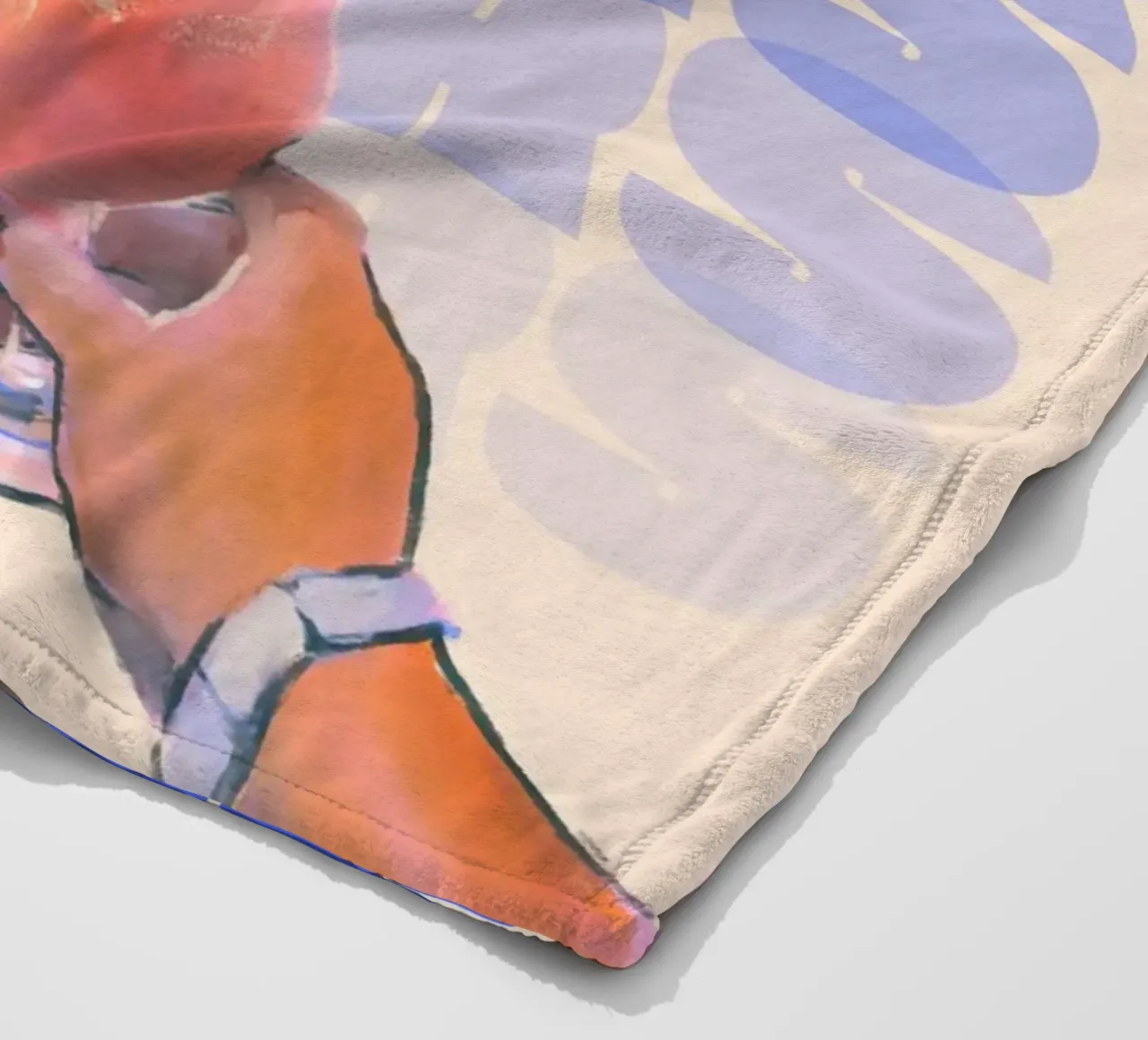 Summer Vibes Cheers di ArtfulHands - Pop art di bevande tropicali coperta in pile da NorwesClub