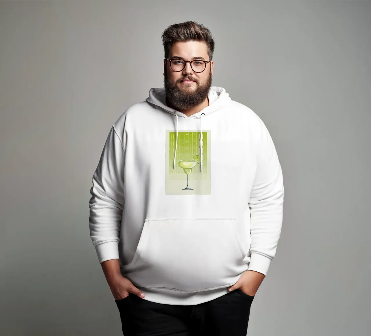 "Margarita Modern Art Print - Zesty & Refreshing Bar Decor" sudadera con capucha de NorwesClub